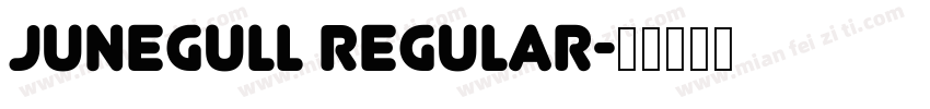 Junegull Regular字体转换